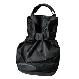 Black Nylon Travel Backpack NWT • Lightweight Adjustable Strap • Unisex Day/Trip